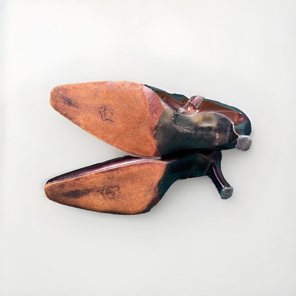 Stuart Weitzman Ruby Bordeaux Ankle Boots. Stunning Patent Leather, Comfortable! - Picture 8 of 9